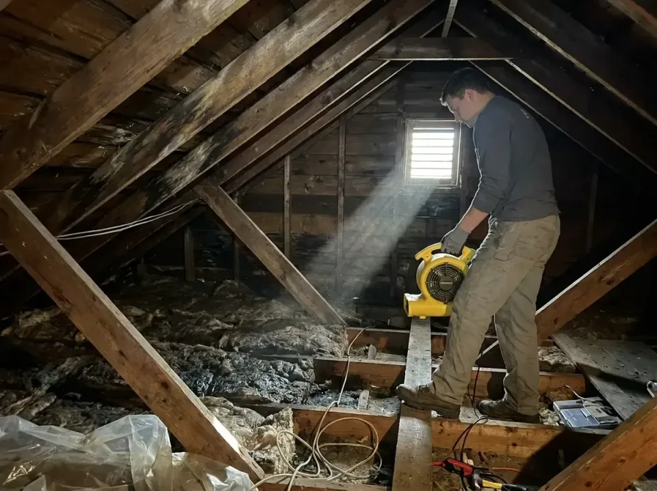 attic-water-damage-drying-proc-007 — frequently asked questions, Emergency Water Extraction & 24/7 Flood Response in Calipat…